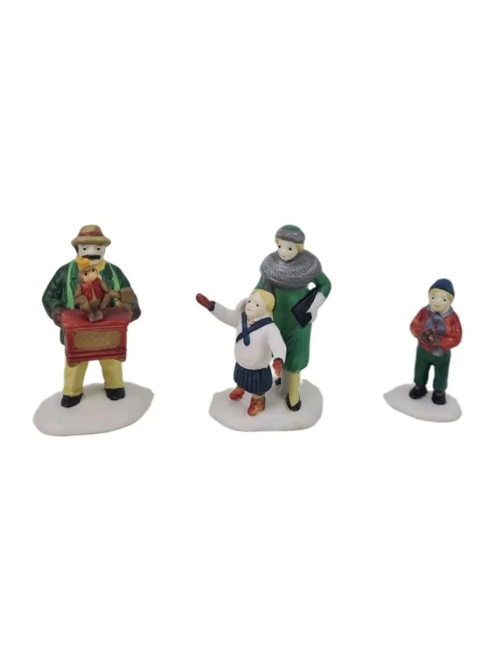 Department 56 Set Of 3 Organ Grinder 5957-9 Christmas In The City Accessories